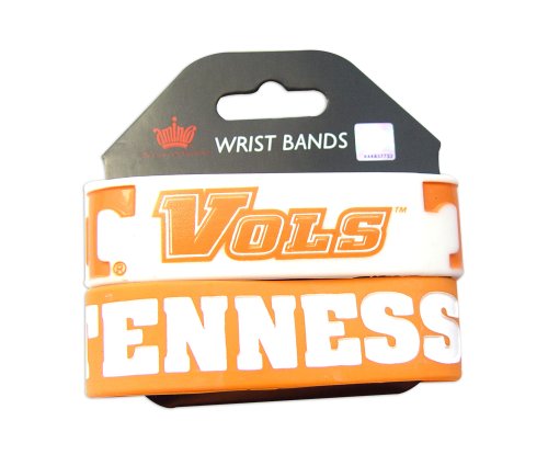 Aminco International Tennessee Volunteers Rubber Wrist Band Set of 2 [Misc.]