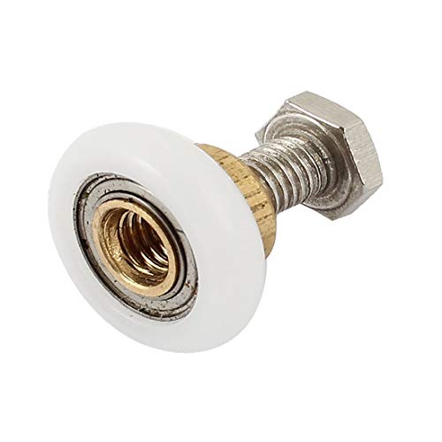 New Lon0167 Closet Accessory Featured White Nylon 19mm reliable efficacy Dia Wheel Door Pulley Roller(id:79c 21 bd 65e)