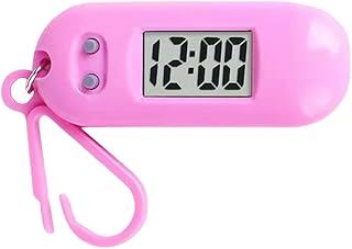Reloj de bolsillo con llavero digital LED en miniatura, práctica mochila para estudiantes, niños, temporizador de actividad al aire libre