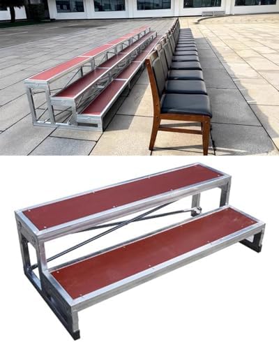 Choral Risers Choir Stairs Riser Platform Stage Anti Slip Singing Steps School Church Theater Concert,Commercial Choir Risers - Multi-Functional Tiered Seating Steps for Choral Performances,