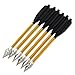 Lamehfyo 6.25 Inch Aluminum Crossbow Bolts Set with Sharp Metal Tip 50-80LB Mini Archery Crossbow Arrows for Shooting Target Practice Small Hunting Game (12pcs, Yellow)