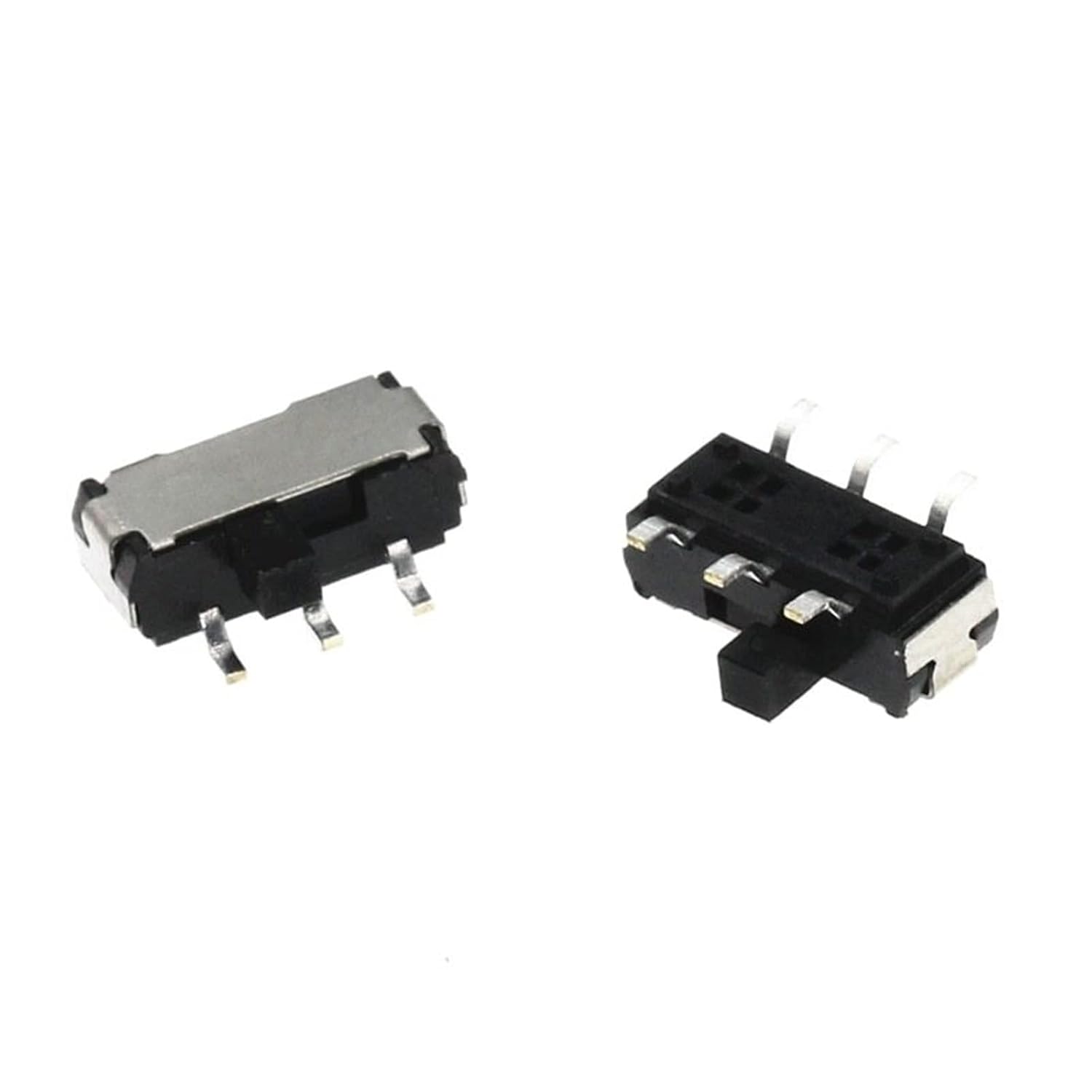 100Pcs MSK-22D27 SMD Sideslip Toggle Switch 6Pin Microswitch 1P2T Slide Switch
