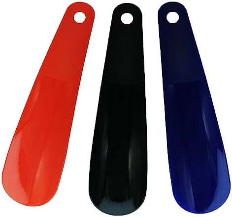 Dependable Industries 9.75" Plastic Shoe Horns – Lightweight Ergonomic 6-Pack