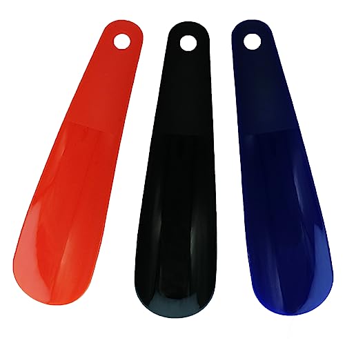 HappyStream Plastic Shoe Horn, 16cm, 3pcs