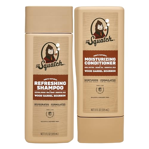 Dr. Squatch Natural Hair Bundle for Men - Healthy, Full