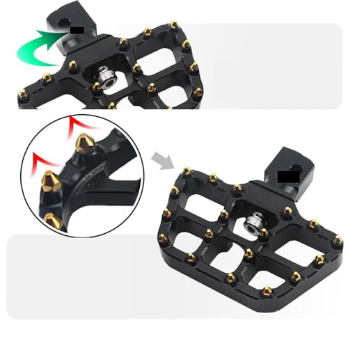 Repose-pieds larges moto Scout Sixty et Twenty à plateforme rotative - 6