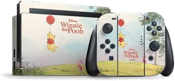 Skinit Decal Gaming Skin Compatible with Nintendo Switch Bundle - Officially Licensed Disney Winnie The Pooh and Piglet Design