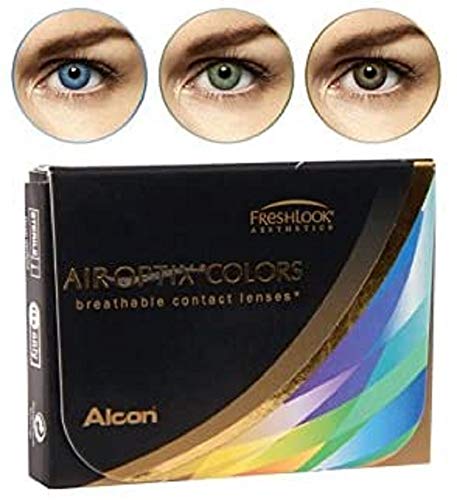 Air Optix Colors Brilliant Blue maandlenzen zacht, 2 stuks/BC 8,6 mm/DIA 14,2 mm / +5,25 dioptrie