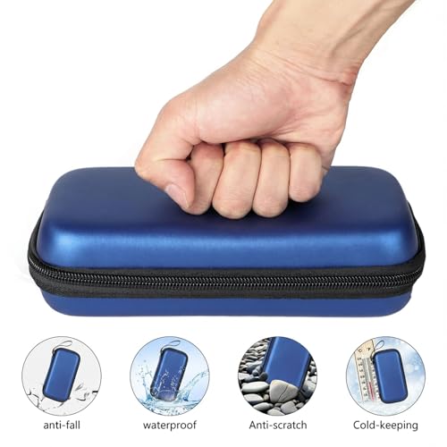 Insulin Cooler Travel Case,EVA Insulation Travel Medicine Kit with 2 Ice Packs for Diabetes Care,Insulin Pen and Other D - Additional View