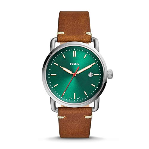 Preisvergleich Produktbild Fossil Herren Analog Quarz Uhr mit Leder Armband FS5540