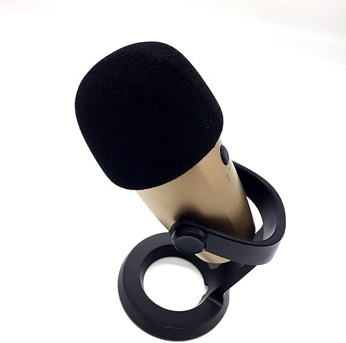 Miniatura 5 de Filtro Pop para Blue Yeti Nano Deadcat Wind Muff para Blue Yeti Nano Micrófono Cubierta de espuma Parabrisas para Blue Yeti Nano Mic (negro)