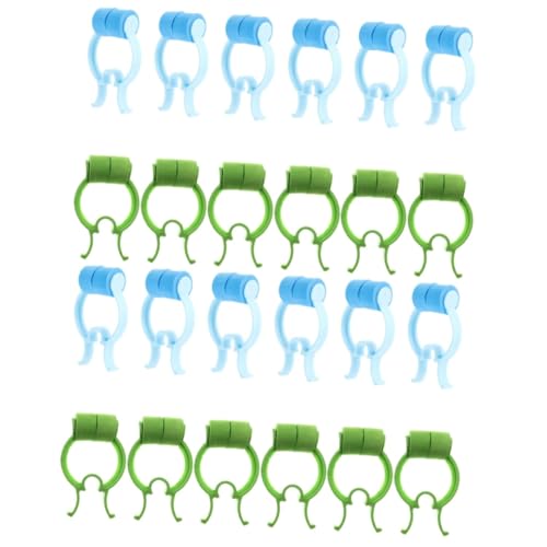 Veemoon 24pezzi Clip per al Naso Pratici Dispositivi per Esercizi Respirazione Nasal Stopper per Sanguinamento Design e Portatile Colori