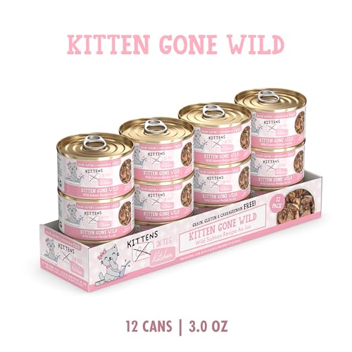 Weruva Cats in The Kitchen Kitten, Kitten Gone Wild, 3oz Can (Pack of 12)