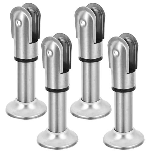 Pies de Soporte para Mampara de Baño de 10 CM y Patas de Acero Inoxidable para Sanitarios