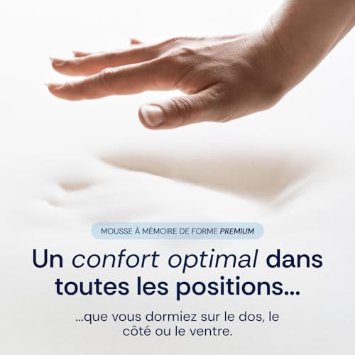 Mal de cou ? Oreiller cervical ergonomique en mousse à mémoire de forme