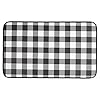 Sweet Home Collection ACH-ANTFMBBK Memory Foam Anti Fatigue Kitchen Floor Mat Rug, 30" x 18", Buffalo Check Black/White (Pack of 1) #5