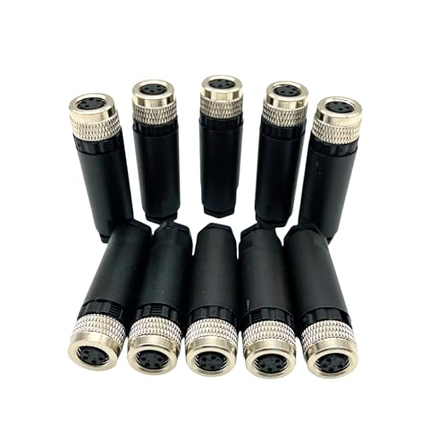 Connecteur M8 femelle à 4 broches industriel, fiche étanche de haute précision