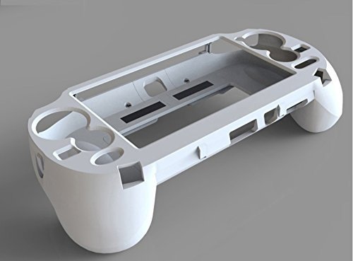 L3 R3 - Funda mate para joypad con botón de disparo L2 R2 para consola de juegos PSV1000 PSV 1000 PS VITA 1000, color negro (blanco)