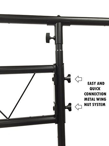 15' Crank Up Dj Light Stand Heavy Duty Truss Led Lighting System 11.6' Height New Advanced Wing Nut Connection System #TOP2