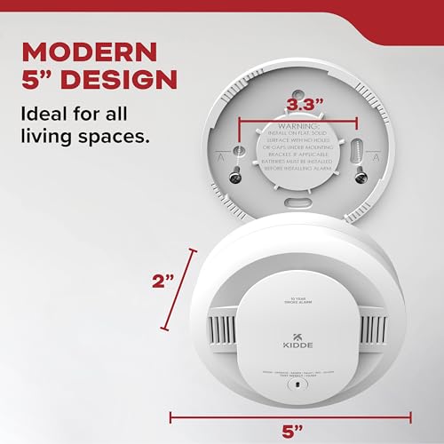 Kidde Smoke Detector, 10-Year Battery-Powered, 20SD10-V, 1 Pack - image 8