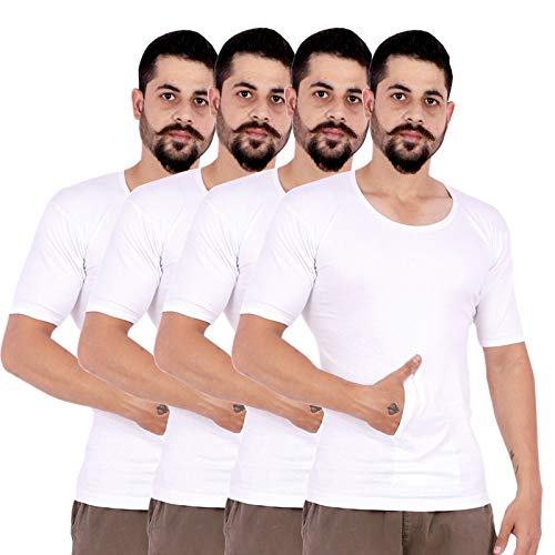 Bhondubagus Men Cotton Pocket Vest_Pack of 4