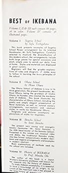 Hardcover Ohara School (Best of Ikebana, [v. 2]) Book