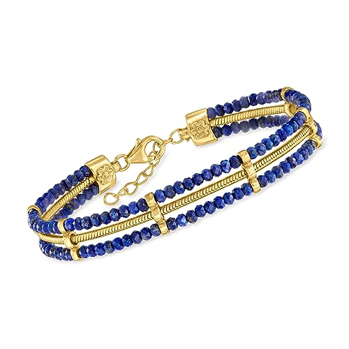 Ross-Simons Lapis Bead and Snake-Chain...