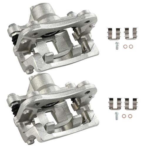 Image of SCITOO 19B6390A 19B6391A Rear Left & Right Disc Brake Calipers Assembly w /Bracket For Hyundai For Sonata 2015-2019,For Kia For Optima 2016-2020