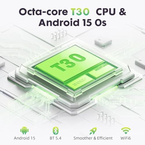 Image of Android Tablets 10 Inch Tablet Android 15 Tablet, Octa-Core, 18 GB RAM+128 GB ROM+1 TB Expand, 1280x800 IPS Display, Tablets for Adults, Widevine L1, GPS, 2.4G /5G WiFi, 5MP+8MP Camera, BT5.4, Black
