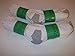 davido Mens crew Socks made Italy 100% cotton 8 pair White/gray(9-11 white/gray)