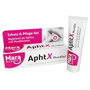 AphtX Mondgel voor apen van Mara Expert, geïrriteerd + gestresste mondslijmwonden + drukplekken in de mond, apenmiddel, in de tandartspraktijk bewezen formule, bij ontstekingen in de mondruimte