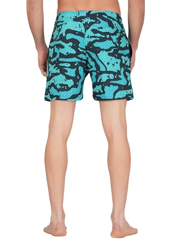 Image of NEVER LOSE Mens 5 inch Swim Trunks with Zipper Pockets Quick Dry Beach Board Shorts for Men Swimsuit Swimwear with Mesh Lining