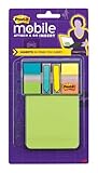Post-it Mobile Attach and Go Insert, 3.94 x 5.5 Inches, Includes Attach and Go Full Adhesive Notes and Flags Dispenser (PM-INSERT1)