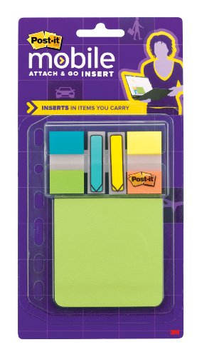 3M Post-It Attach and Go Insert Combo Notes/Tabs (MMMPMINSERT1)