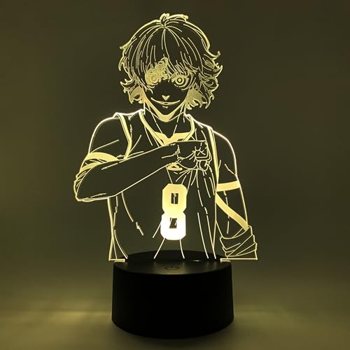 Veilleuse animée Meguru Bachira Blue Lock idée cadeau otaku idéal