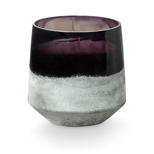 Illume Beautifully Done Baltic Glass Candle, BlackBerry Absinthe