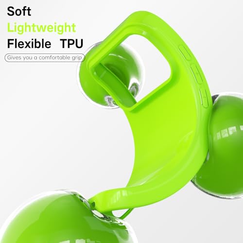 Coque iPhone 17 Pro Max silicone souple Svanove fine vert fluo