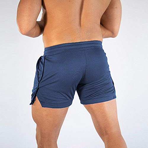Surenow 3 Pack Mens Running Gym Shorts Quick Dry Workout Lightweight Shorts 3 Inch Breathable Athletic Shorts with Pockets3