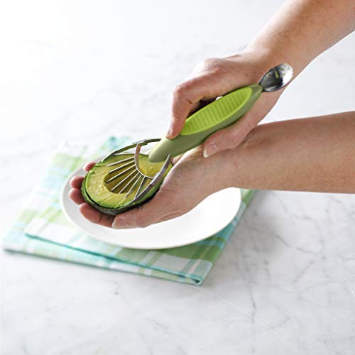 Trudeau 2-In-1 Avocado Slicer, Green #TOP5