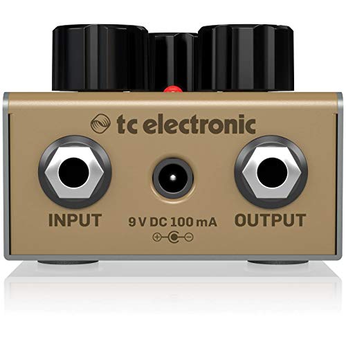 TC Electronic DRIP SPRING REVERB Retro Spring Reverb with Adjustable Dwell, Mix and Tone for Sparkling Reverb Sound