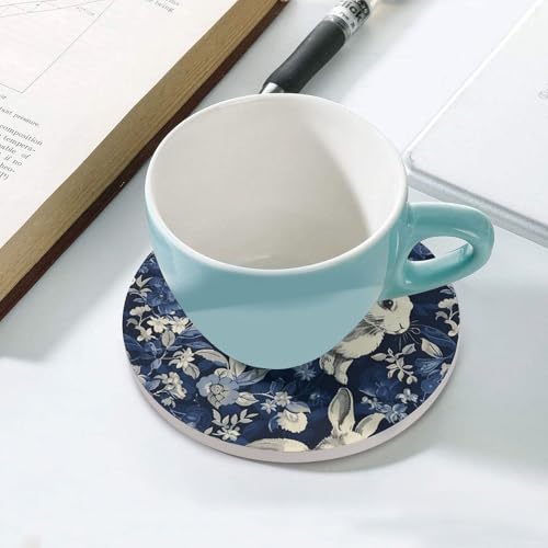 Dessous de verre en céramique de qualité supérieure avec support en liège - 6