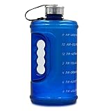 XSCYLWJ Jarra de Agua Botella de Agua de 73 oz / 2.2L Botella de Agua para Deportes motivacionales con Marcador de Tiempo, sin BPA, a Prueba de Fugas, Reutilizable Jarra de Agua Grande para Gimnasio