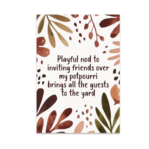 Social Host Poster Print - Playful Potpourri Invitation Design - 13x19 - Warm Earth Tones