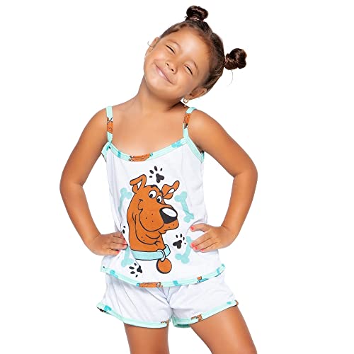 KIT 2 Pijama Baby Doll Infantil Curto Estampado Short Doll - Variados - M