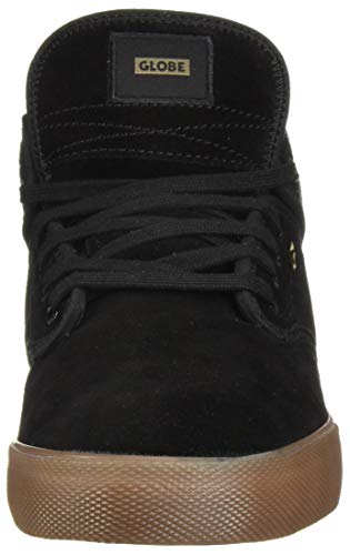Image of Globe Men's Motley Mid Skate Shoe black /black /tobacco, 9.5 M US