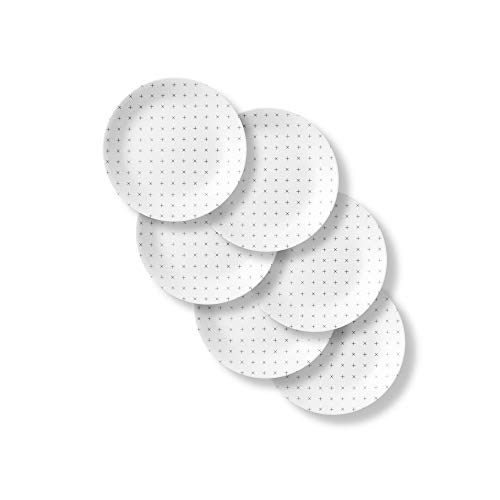 Corelle Boutique Lunch Plate Farmstead Grey 8.5in (21.6cm) 6 Pack