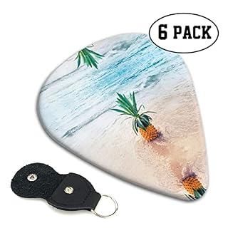 Pineapple By The Sea Lot de 6 médiators pour guitare acoustique, guitare électrique, basse, ukulélé – fins, moyens et… - Les Beatles, Paul McCartney, John Lennon, RIngo Starr, George Harrison Pineapple By The Sea Lot de 6 médiators pour guitare acoustique, guitare électrique, basse, ukulélé - fins, moyens et… – Image 2