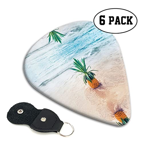 Pineapple By The Sea Lot de 6 médiators pour guitare acoustique, guitare électrique, basse, ukulélé – fins, moyens et… - Les Beatles, Paul McCartney, John Lennon, RIngo Starr, George Harrison Pineapple By The Sea Lot de 6 médiators pour guitare acoustique, guitare électrique, basse, ukulélé - fins, moyens et… – Image 3