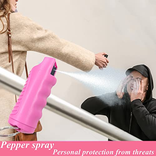 Batumeye Keychain Set 14 In 1 For Woman With Personal Alarm,Lip Balm Lanyard,Card Holder, Whistle, Travel Bottle Holder,Metal Bottle Opener,Wirstlet's Keychain Set(St-Pw) #TOP3