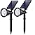 InnoGear Solar Lights Outdoor Waterproof Solar Garden Light for Outside Yard Landscape Lighting Pathway Spot Lights Spotlight Wall Light Auto On/Off, Pack of 2 (Cool White)